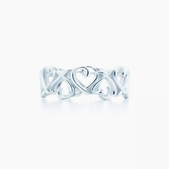 TIFFANY Paloma Picasso® Loving Heart Band Ring - Picture 1 of 5